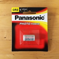 Panasonic CR2 ถ่านลิเที่ยม สำหรับกล้องฟิล์มบางรุ่น, กล้อง instax mini 25, กล้อง polaroid, ไฟฉายบางรุ่น ของแท้ ของใหม่ Lithium Battery 3V CR-2W/1BE