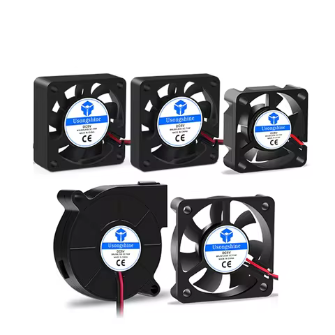 3010 4010 4020 5010 5015 12V 24V Cooling Turbo Fan Brushless 3D Printer Parts 2Pin For Extruder DC C