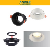 LED GU10 Spotlight Eyeball Diet-Cast Casing （ Black / White ）