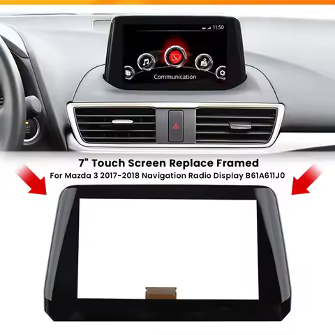 B61A611J0 7 inch Touch Screen for Mazda 3 Axela 2017-2018 TM070RDH03-00 Navigation Player Display To