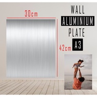 WALL ALUMINIUM PLATE l SHEET l A3 SIZE l CUSTOMIZED WITH YOUR OWN IMAGE OR GRAPHICS l
