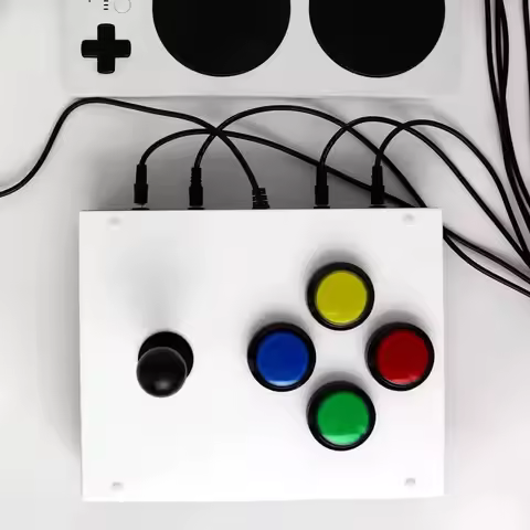 FightBox R7 Arcade Joystick Game Controller Sanwa JLF-TP-8YT Joystick Compatible With Xbox Adaptive 