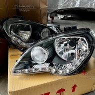 PERSONA 2009 GEN2 2004 HEAD LAMP BLACK LED SET // KIRI KANAN SMOKE LAMPU BESAR DEPAN FRONT LIGHT LED