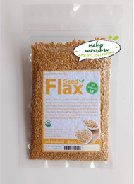 Flaxseed เมล็ดแฟลกซ์ (Organic Flaxseed) 100% Organic ขนาด 100 กรัม เมล็ดแฟลกซ์ Superfood ตอบโจทย์คนรักสุขภาพ brown flax seed/golden flax seed