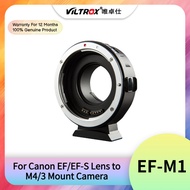 Viltrox EF-M1 Adapter Lens AF For Canon EF/EF-S Lens to M4/3 Mount Camera EXIF Information Transmiss