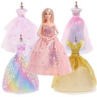 Barbie doll clothes set barbie doll clothes set barbie doll Evening Dress 30cm Accessory set Wedding