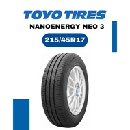 215/45R17 Toyo Tires NANOENERGY NEO3 (Brand New 2026)