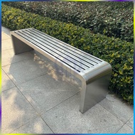 Park Bench Stainless Steel Outdoor Bench Landscape Plaza Outdoor Bench Outdoor Bench Anti-Corrosion 