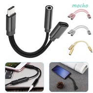 MOCHO Audio Cables Headphones Adapter Accessories 2 In 1 Aux Cable Type C to 3.5mm Digital Cables Ty