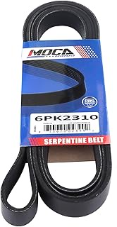 MOCA 6PK2310 EPDM Serpentine Belt fits 2012-2015 for Mercedes-Benz C250 SLK250 1.8L, 2003-2009 for J