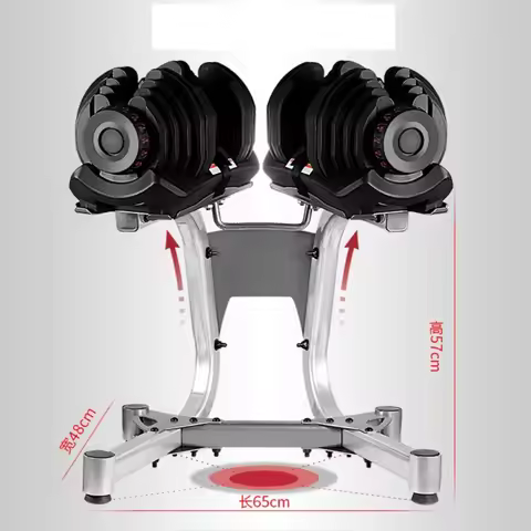 Commercial Gym Adjustable Dumbbell Set 40KG 90LB With Stand Door To Door Heavy Duty Free Weight Stre