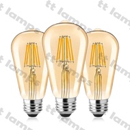Light bulb led filament bulb E27 screw mouth 220v retro brown tungsten filament bulb energy-saving l