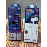 Hf Handsfree D21 Earphone Extra Bass