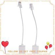 2 socket 8P4C / RJ45 male RJ11 6P4C to female M / F Adapter telephone Ethernet qingyid001.