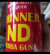 Thinner / Tiner/ Thiner Pengencer Cat ND Super/thinner nd serba guna Kemasan Kaleng 07 Liter