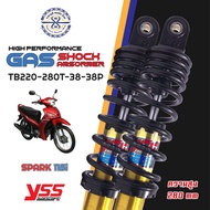 โช๊ค YSS แท้ Spark115i /Finn รุ่น Dtg-Plus สำหรับมีให้เลือก 2 สี ยาว 280 มม. โช๊คหลัง spark115i โช๊ค
