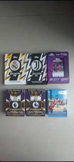 Panini Select topps collector tin topps chrome tin topps merlin blaster 卡盒 足球 real madrid juventus