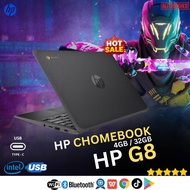 [Refurbished ] HP G6 l G7 l G8 Chromebook 4GB RAM 32GB SSD Intel Celeron Processor Chrome OS Laptop 