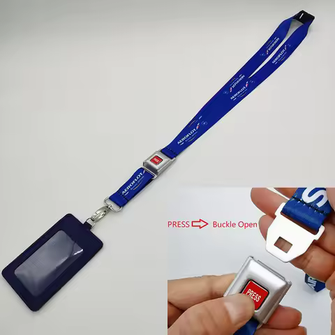 Top Russia Boeing Airbus Airfrance Iberia Alitalia Lanyard Phone Straps ID Card Pass Gym USB Badge H