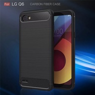 LG Q6 Q6 PLUS SLIM ARMOR CARBON FIBER ANTI-SHOCKPROOF CASE