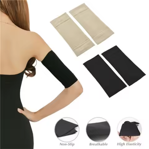 Women Elastic Compression Arm Shaping Sleeves Slimming Arm Shaperwear Mangas Para Brazo Weight Loss