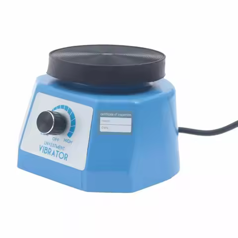 4" Round Dental Vibrator Variable Speed Lab Shaker Oscillator Vibrating Machine for Mixing Plaster/G
