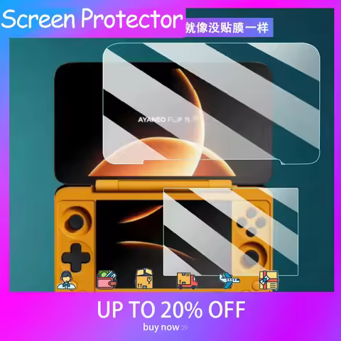 New 2pcs Screen Protector Shield Film for AYANEO Flip 1S DS version Protective Anti-Scrach Cover Fil