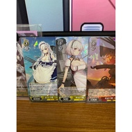Compilation of weiss schwarz Azur lane foil cards R; RR; SR