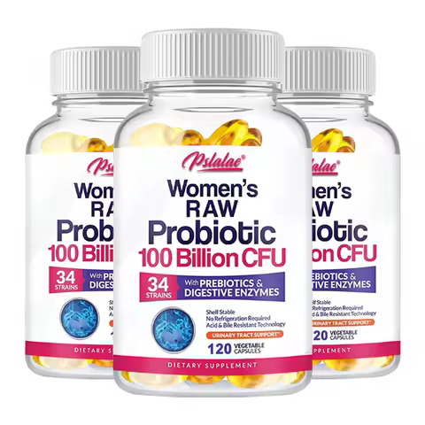 Raw Probiotics for Women - 100 Billion CFU, with Prebiotics,Digestive Enzymes - Promotes Digestion a