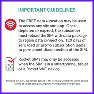 ✁ ﹊ HOME WIFI Unli Data 7 Days Free 20GB Smart Bro Rocket 5G Sim