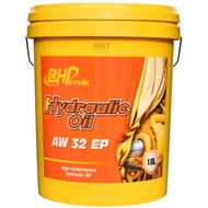 HHT READY STOCK 18 LITER BHP AW32 EP HYDRAULIC OIL OFFER LORI BAS LORRY VAN 100% ORIGINAL 18L