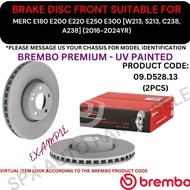 BREMBO GENUINE DISC BRAKE ROTOR (FRONT) FOR MERC E200 E220 E300 [W213, S213, C238] (2016-2023YR) (33