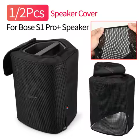 1/2Pcs Dust Case with Handle Anti-Scratch Protective Dust Cover Washable Top Opening for Bose S1 Pro