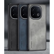 For iQOO 13 Case Luxury PU Leather Phone Case For Vivo iQOO 13 5G iQOO13 Back Cover Matte Silicone S