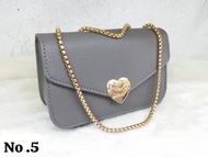 SM WOMEN FASHION BAG / SOLID COLOUR / SHOULDER & CROSSBODY HANDBAG / HIGH QUALITTY / READY STOCK / S
