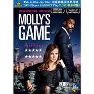 PG-BLURAY ENGLISH MOVIE #Molly's Game 2017 ‧ Crime/Thriller #Jessica Chastain #Idris Elba
