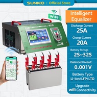 WiFi Remote 25A Smart Equalizer Lithium Battery Charger-Discharge Balancer Voltage Repairer NMC LFP