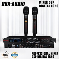 DBX-AUDIO เอฟเฟกต์ระดับมืออาชีพ ไมโครโฟนไร้สายแบบหนึ่งต่อสอง PROFESSIONAL MIXER DSP DIGITAL ECHO