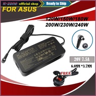 20V 7.5A 150W 6.0*3.7mm AC Laptop Charger Adapter For Asus TUF Gaming A15 FX505 FX505D FX505DU FX505