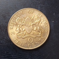 Coin kenya 10 cent ukuran besar