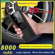 Portable Electric Air Pump Car Inflator 150 PSI Wireless Tire Air Pump Car Inflatable Pump with LED 