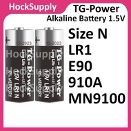 [2pcs] TG-Power N Size LR1 Battery Alkaline 1.5V 910A E90 MN9100 (GP N Equivalent)