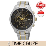 [Time Cruze] Seiko Chronograph Quartz Analog Two Tone Stainless Steel Men's Watch SKS543 SKS543P1 SKS543P