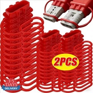 [3-5 DAYS DELIVERY]Red Black Silicone Dust Cover for Anderson 50A/120A, Waterproof Dustproof Weather