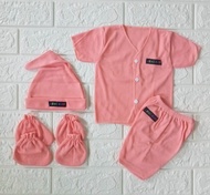 1 set baju bayi baru lahir tanggan pendek