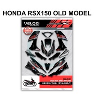 BATMAN DESIGN VELOZI BODY COVER SET COVERSET SIAP TANAM MOTOR HONDA RSX 150 RSX150