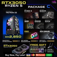 INTEL i3 i5 i7 RYZEN RX 580 GTX 1660 RTX 3050 5050 5060 BUDGET GAMING STREAMING EDITING COMPUTER DES