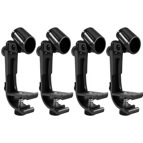 4 Pcs Microphone Clip Drum Clip Shockproof Microphone Clip Microphone Stand Shockproof Musical Instr