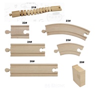 TBKJOYS Wooden Train Tracks Railway Accessories Kids Toy Fit for Brio and so on Brio Train