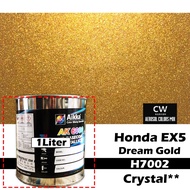 Honda EX5 Dream Gold Crystal  2K Paint H7002 CW Aikka Paint Spray Gun 0.5L / 1Liter DIY Aerosol Spra